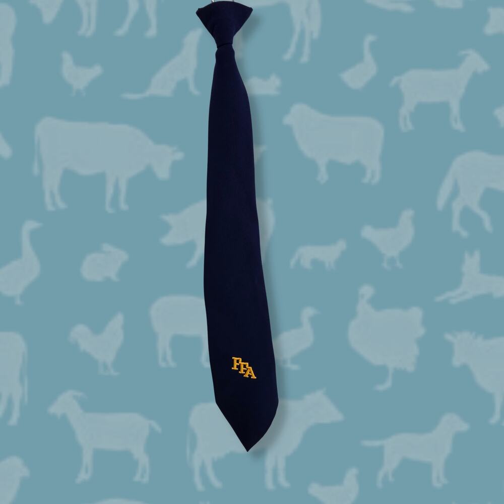 Official FFA National Organization Clip-On Uniform Tie